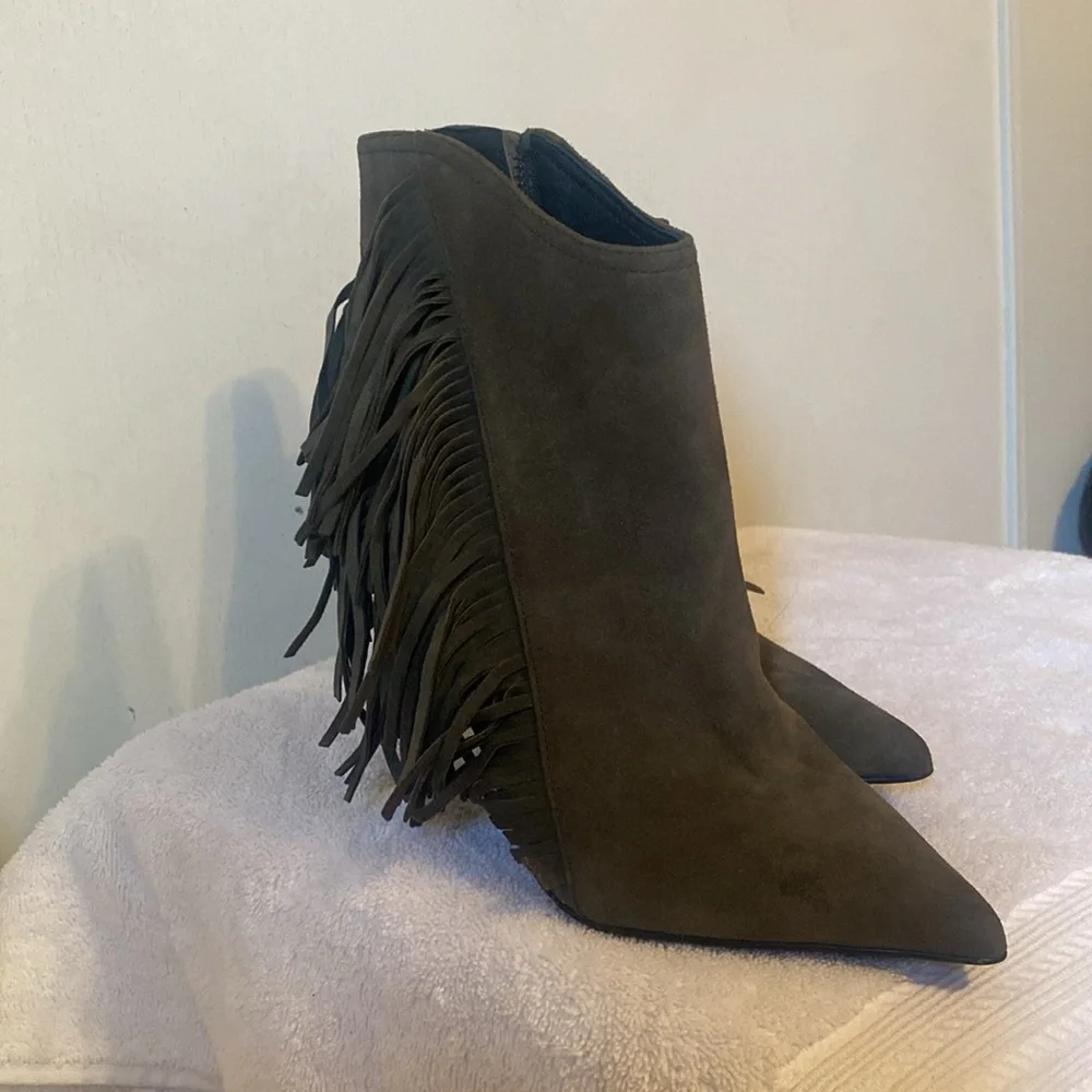 Allsaints Izzy boots color grey size 36 - Picture 6 of 8